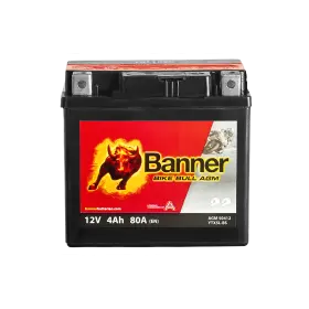 Banner Bike Bull AGM 50412 12V 4Ah 80A YTX5L-BS