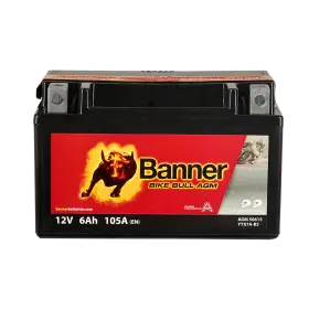 Banner Bike Bull AGM 50615 12V 6Ah 105A YTX7A-BS