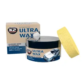 K2 ULTRA WAX + hubka - políroz és véd a fényezést 250G
