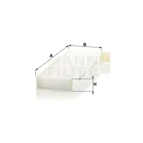 MANN FILTER Kabinszűrő CU 29 003-2