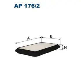 FILTRON Légszűrő AP 176/2