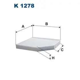 FILTRON K 1278 kabinszűrő
