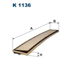 FILTRON K 1136 utastér-szűrő