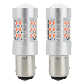 AMIO LED izzók CANBUS 3030 24SMD 1157 BAY15D P21/5W Red 12V/24V