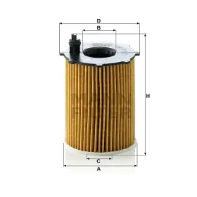 MANN FILTER Olajszűrő HU 716/2 x