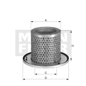 MANN FILTER Légszűrő C 1342