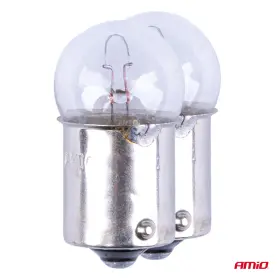 AMIO Halogén izzók R5W BA15s 12V 2db blister