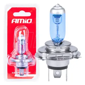 AMIO Halogén izzó H4 12V 60/55W Super White 1db blister