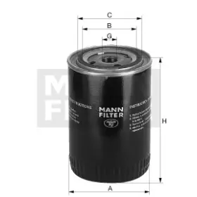 MANN FILTER Hidraulika szűrő W 1374/6