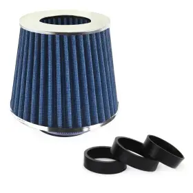 AMIO Kúp alakú légszűrő Kék + 3 adapter