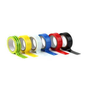 AMIO Színes szigetelőszalag szett 15mm x 5m - 6 db