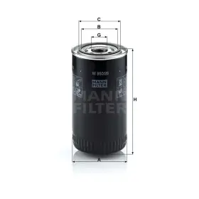 MANN FILTER Olajszűrő W 950/26