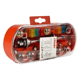 AMIO Halogén izzólámpa szett 30 db (H7+H7) AMIO-03959