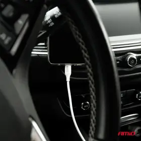 AMiO USB-A - USB-C kábel 3A 100cm FullLINK