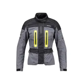 TRAVELER 3 LADY kabát, SPIDI, női (fekete/szürke/fluo sárga, 2XL méret)