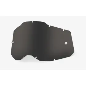 plexi Racecraft 2/Accuri 2/Strata 2, 100% - USA (sötét füstös, Anti-fog)