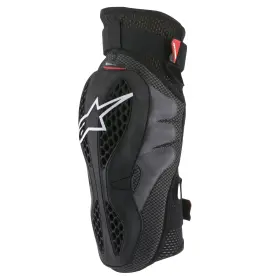térdvédők SEQUENCE, ALPINESTARS (fekete/piros, pár, méret: 2XL)