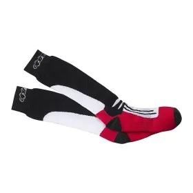 ALPINESTARS RACING ROAD COOLMAX® zoknik (fekete/fehér/piros, S/M méret)