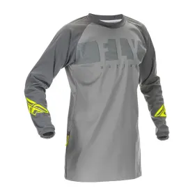WINDPROOF 2022 dres, FLY RACING (szürke/hi-vis, L méret)