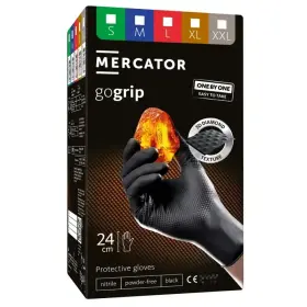 MERCATOR GOGRIP Nitril Munkavé Kesztyűk FEKETE XL 100db