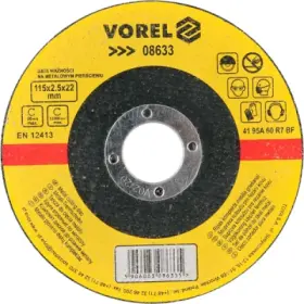 Vorel - Rezný kotúč na kov Ø115 x 22 x 2.5mm