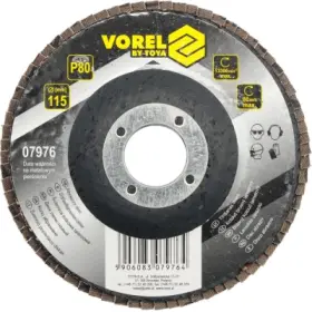 Vorel - Kotúč brúsny lamelový 115mm P100