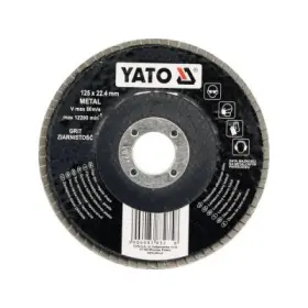 YATO - Kotúč lamelový korundový brúsny 125 x 22.2mm P40