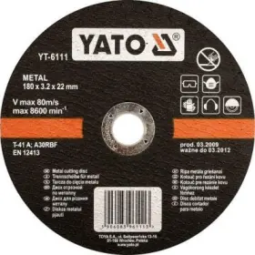 Yato - Kotúč rezný na kov Ø180 x 22 x 1.5mm