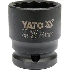 Yato - Nadstavec rázový dvanásťhranný 1/2", 24mm