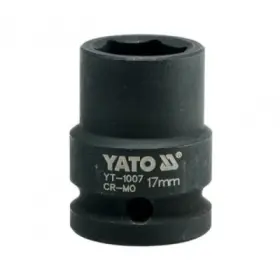 Yato - Nadstavec rázový šesťhranný krátky 1/2", 17mm