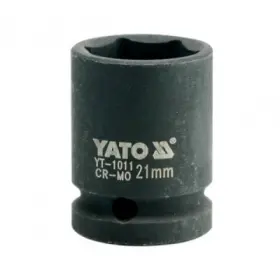 Yato - Nadstavec rázový šesťhranný krátky 1/2", 21mm