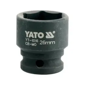 Yato - Nadstavec rázový šesťhranný krátky 1/2", 26mm