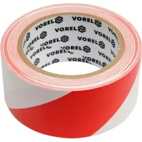 Vorel - Páska lepiaca výstražná 48mmx33m (červenobiela)