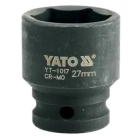 Yato - Nadstavec rázový šesťhranný krátky 1/2", 27mm