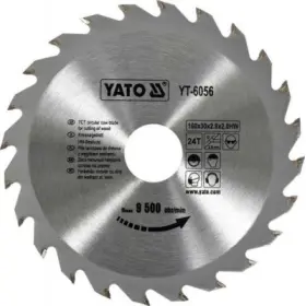 Yato - Vídiový pílový kotúč na drevo 160x30mm 24 zubov