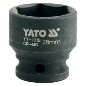 Yato - Nadstavec rázový šesťhranný krátky 1/2", 28mm