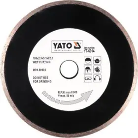 Yato - Kotúč diamantový hladký 180 x 22.2 x 2.5mm