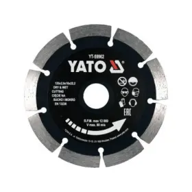 Yato - Kotúč je určený na rezanie za sucha 125 x 22.2 x 2mm