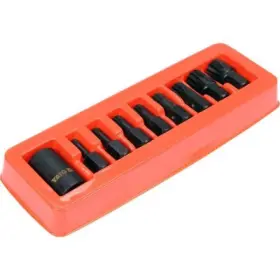 YATO - Sada bitov rázových SPLINE s nadstavcom 1/2", 9ks