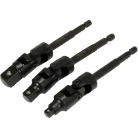 Yato - Sada adaptérov s kĺbom 1/4", 3/8", 1/2", 3ks