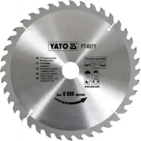 Yato - Vidiový pílový kotúč na drevo 250x30mm 40 zubov