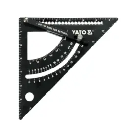 Yato - hliníkový trojuholníkový rysovací uholník 170mm