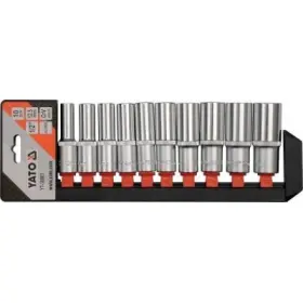 Yato - Sada nadstavcov šesťhranné 1/2" 10-24mm 10ks