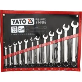 Yato - Sada kľúčov očkoplochých 8-24mm 12ks