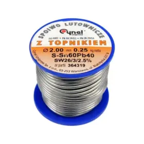 Vorel - spajkovací cín Ø2.0mm 250g