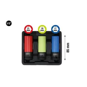 Ks Tools - sada rázových kľúčov pre ALU disky 1/2" 3ks