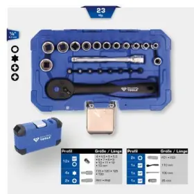 Ks Tools - Gola sada 1/4" 23ks