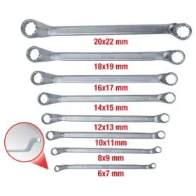 Ks Tools - Sada dvojitých očkových kľúčov 8 dielna