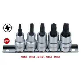 Ks Tools - Sada nástrčných kľúčov pre skrutky MTS MORTORq®3/8", 5ks