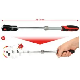 KS Tools - Prepínacia teleskopická račňa 3/8" 258mm